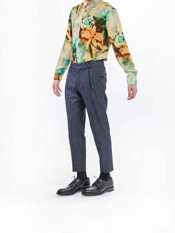 The Best Shops KARL LAGERFELD: Pantalones casual - Pantalón Casual - Azul