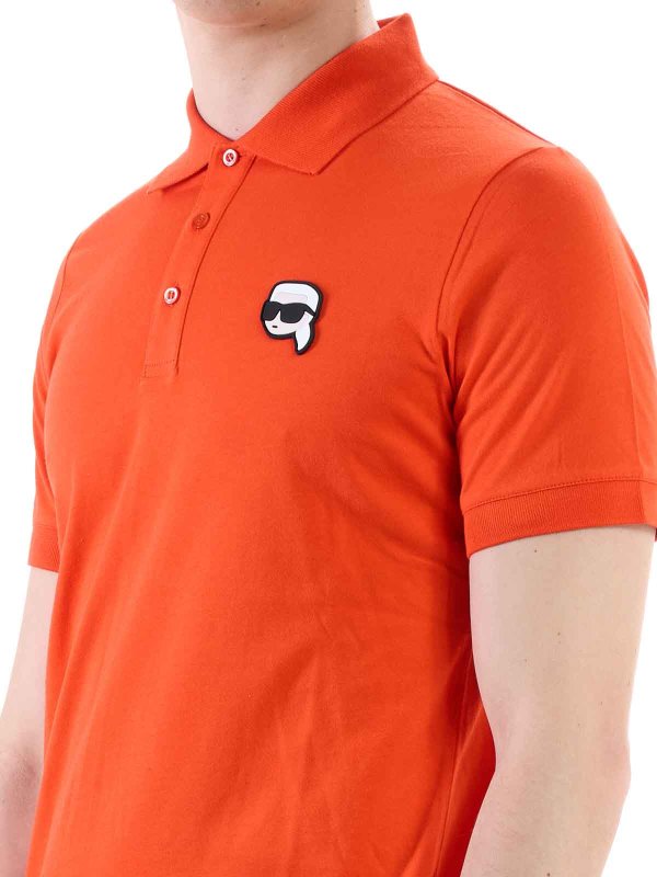 KARL LAGERFELD buy online ポロシャツ - オレンジ