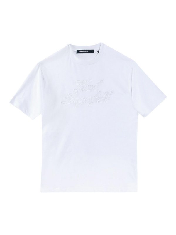 KARL LAGERFELD: t-shirts - T-shirt signature relief