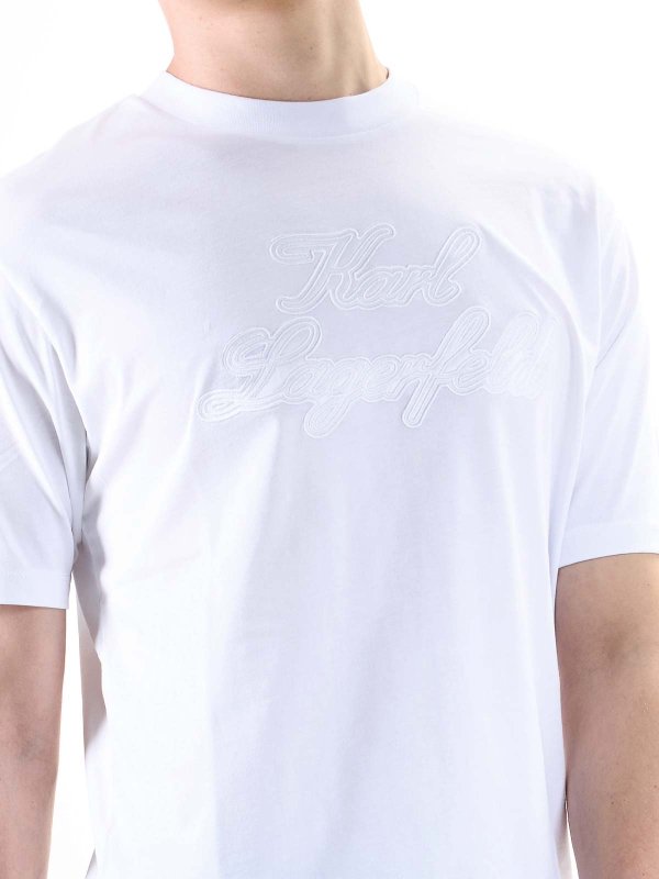 KARL LAGERFELD buy online T-shirt signature relief
