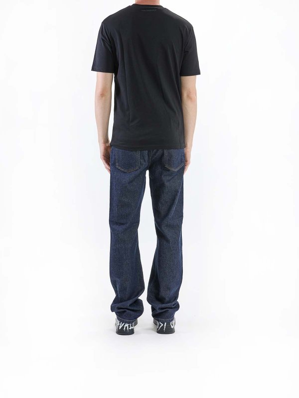 T-shirt signature relief shop online: KARL LAGERFELD