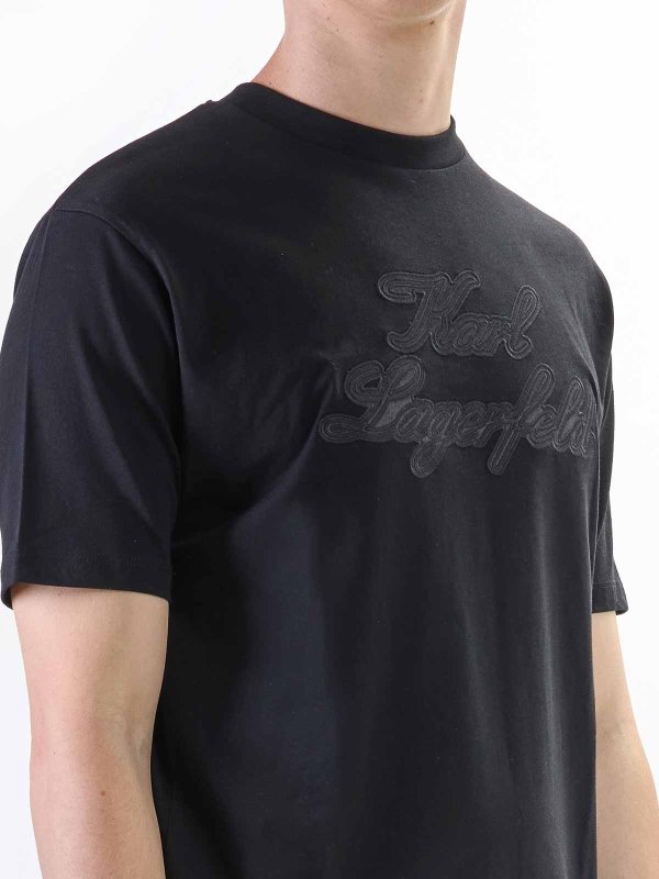 KARL LAGERFELD buy online T-shirt signature relief