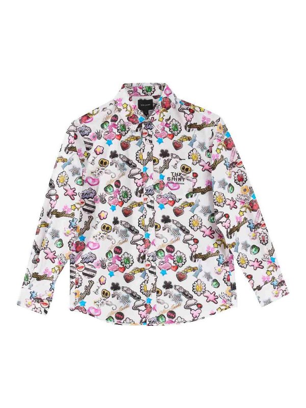 MARC JACOBS: shirts - The Sticker Print Shirt