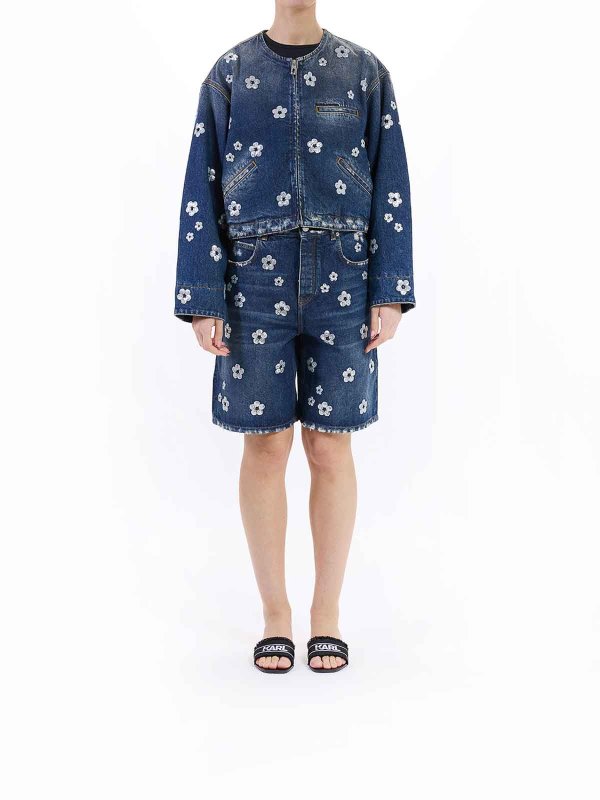 MARC JACOBS: casual jackets online - Sequin Daisy Cropped Jacket