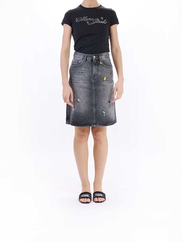 MARC JACOBS: Knielange und Midi Röcke online - Midirock - Grau