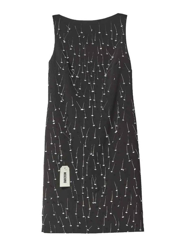 MOSCHINO: ニーレングスドレス - 膝丈ドレス - 黒