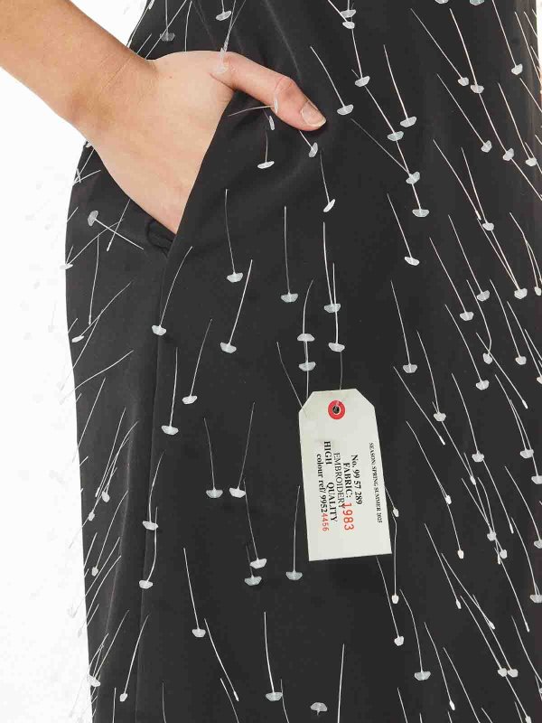 MOSCHINO buy online 膝丈ドレス - 黒