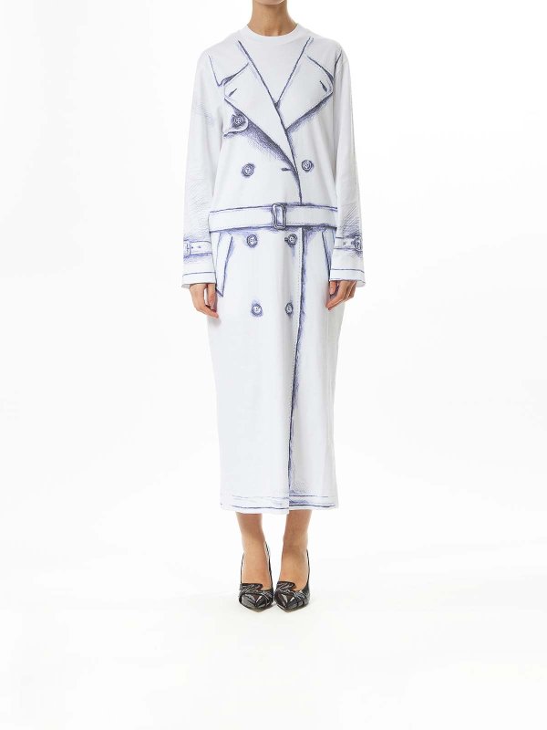 MOSCHINO: Trenchs online - Trench-Coat - Multicolore