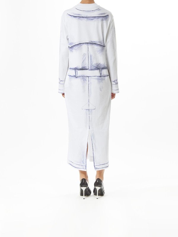 Trench-Coat - Multicolore shop online: MOSCHINO