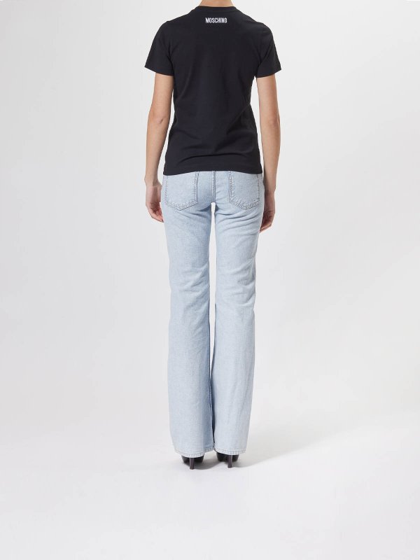 Tshirt goose luisa embroidery shop online: MOSCHINO