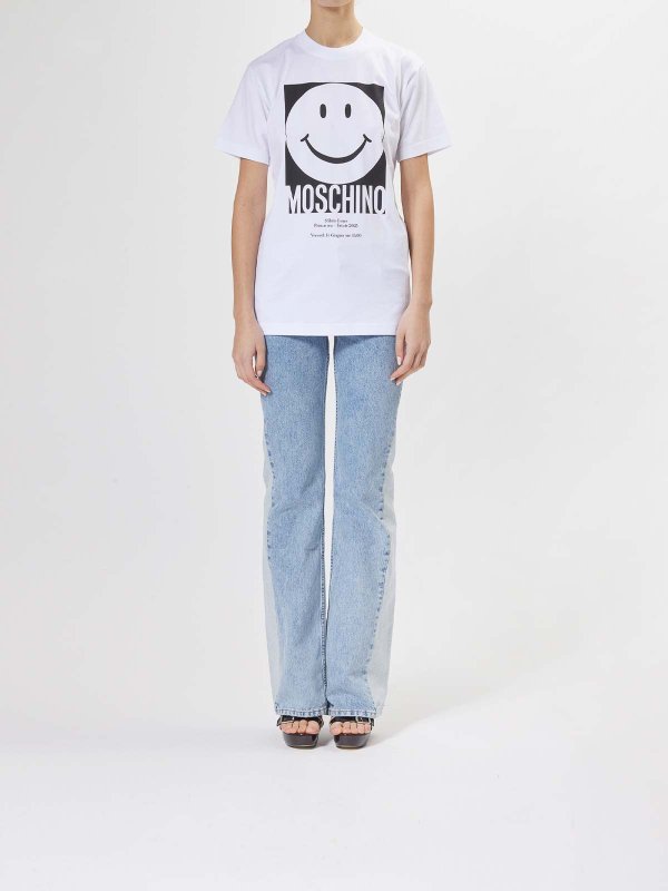MOSCHINO: T-shirts online - T-Shirt - Weiß