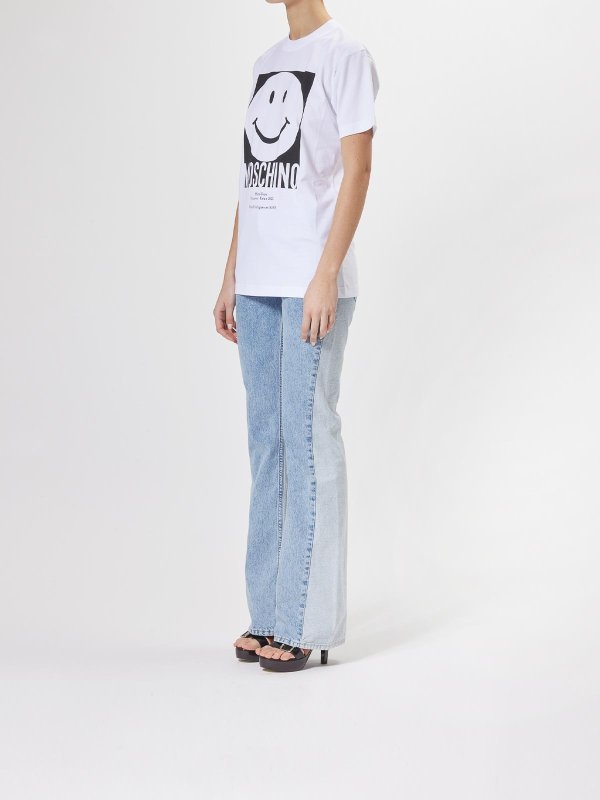 The Best Shops MOSCHINO: T-shirts - T-Shirt - Weiß