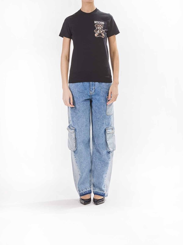 MOSCHINO: T-shirts online - T-Shirt - Noir