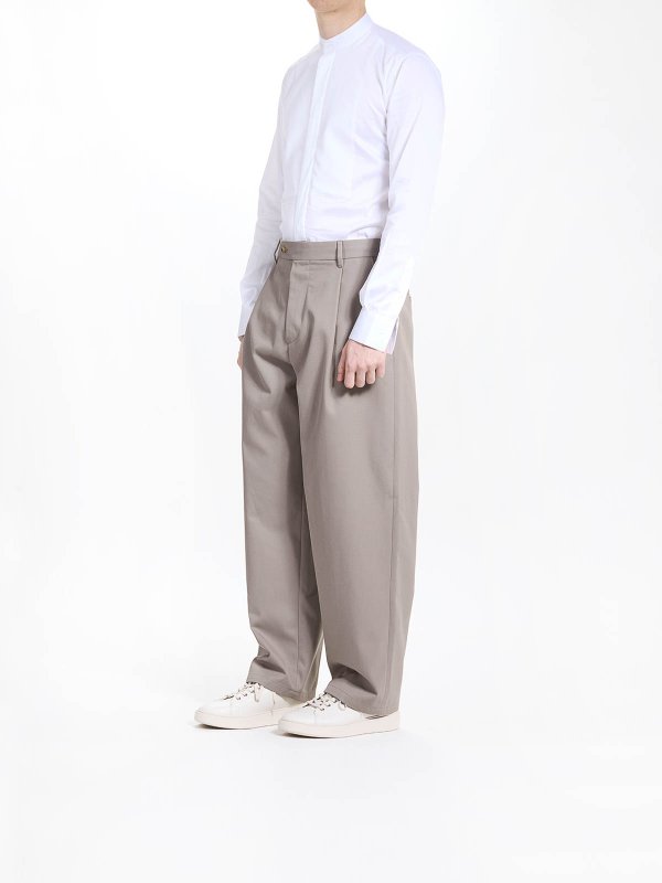 The Best Shops MOSCHINO: カジュアルトラウザー - カジュアルパンツ - ベージュ