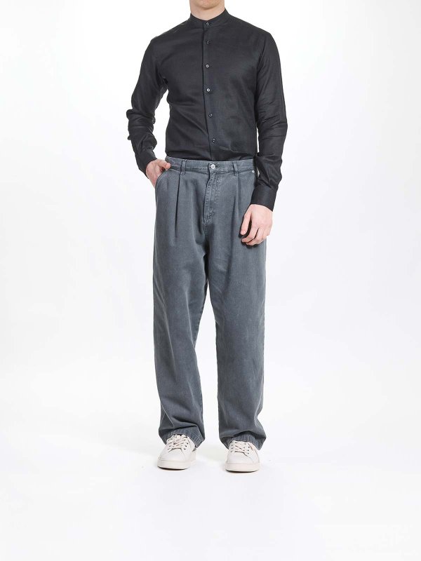 MOSCHINO: カジュアルトラウザー online - カジュアルパンツ - 黒