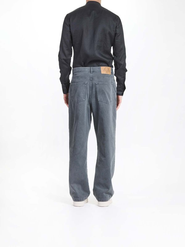 カジュアルパンツ - 黒 shop online: MOSCHINO