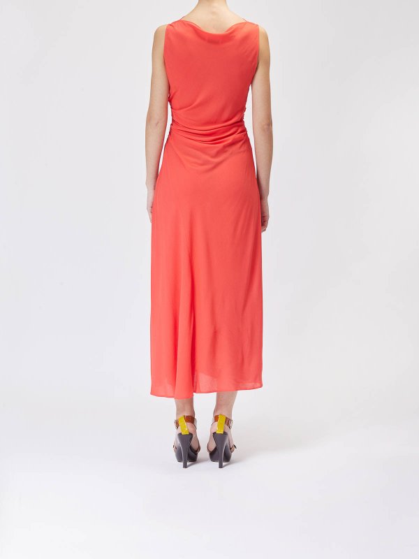 Midi Crepe dress shop online: MOSCHINO JEANS