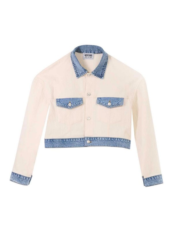 MOSCHINO JEANS: giacche denim - Giacca Bordi Denim