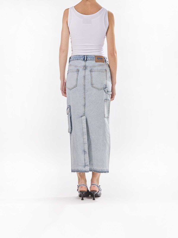 Denim Cargo Skirt shop online: MOSCHINO JEANS