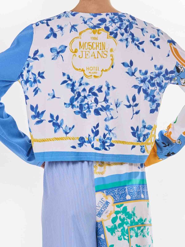 MOSCHINO JEANS buy online Cardigan Stampa Foulard