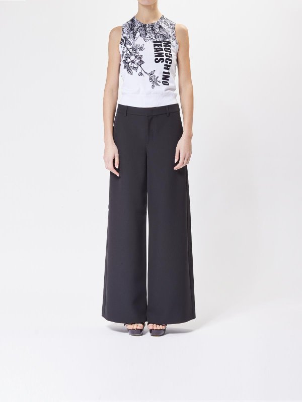 MOSCHINO JEANS: boat necks online - Top Smanicato In Maglia