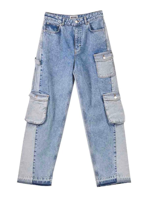 MOSCHINO JEANS: jeans bootcut - Cargo di jeans