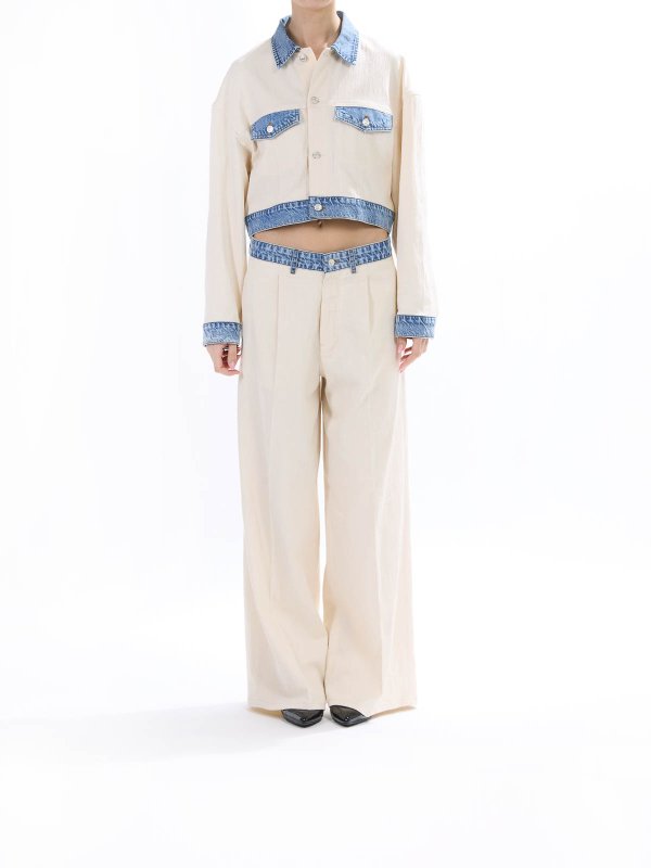 MOSCHINO JEANS: カジュアルトラウザー online - カジュアルパンツ - ベージュ