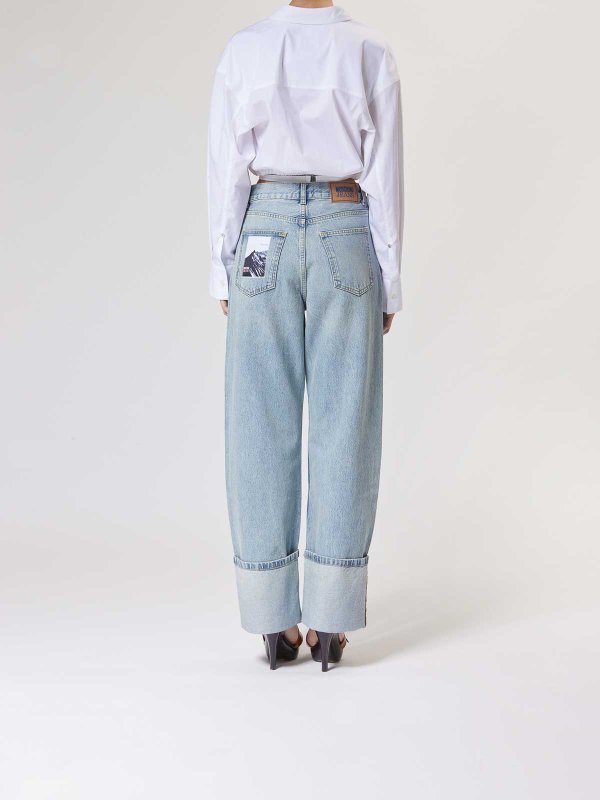 Jeans Risvolto 14 Oz Denim shop online: MOSCHINO JEANS