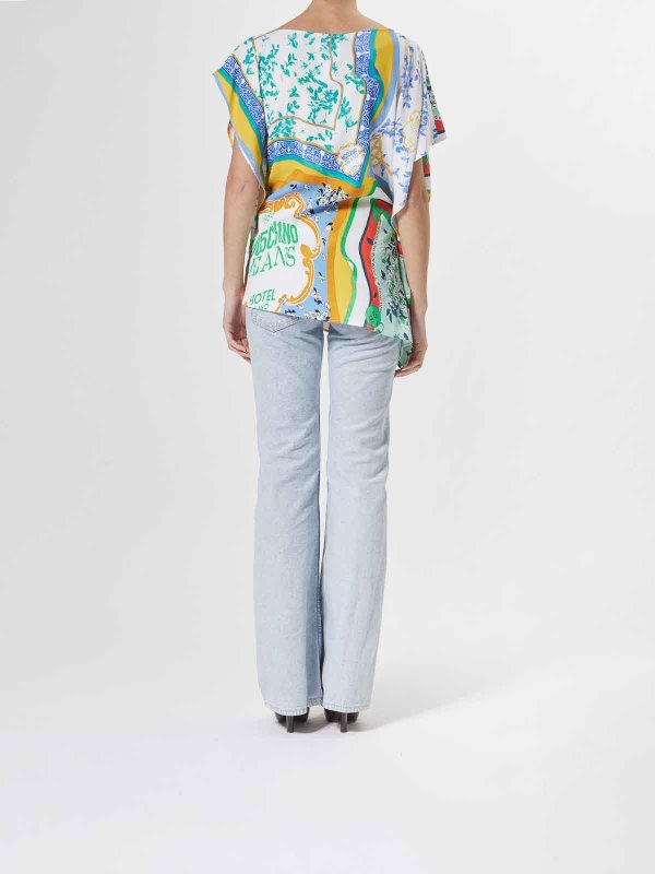 Top Stampa Foulard shop online: MOSCHINO JEANS