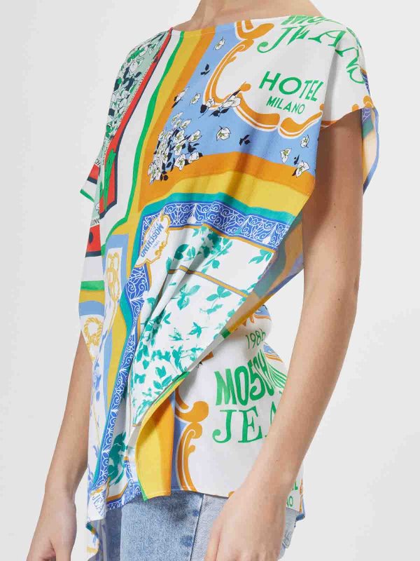 MOSCHINO JEANS buy online Top Stampa Foulard