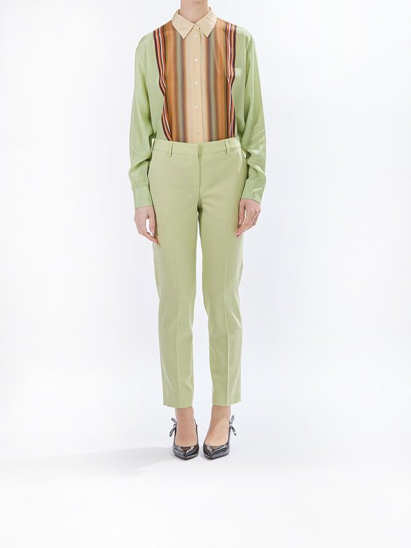 PAUL SMITH: Pantalons casual online - Pantalons Décontractés - Vert