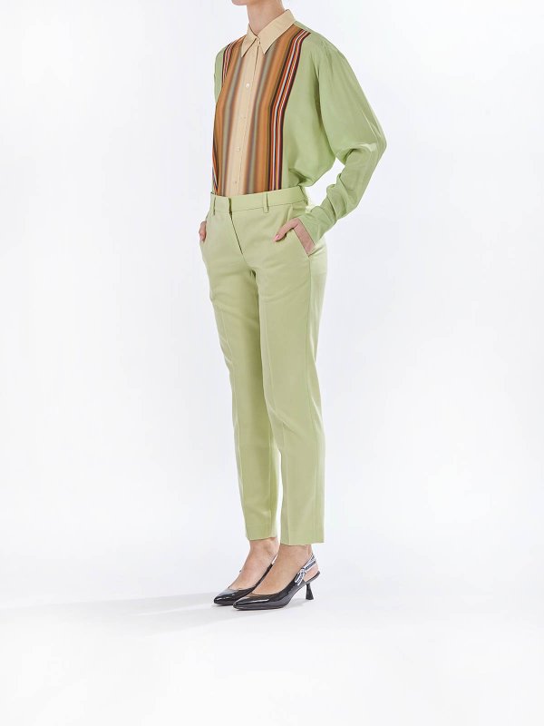 The Best Shops PAUL SMITH: Pantalons casual - Pantalons Décontractés - Vert