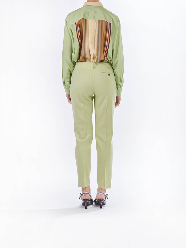 Pantalons Décontractés - Vert shop online: PAUL SMITH