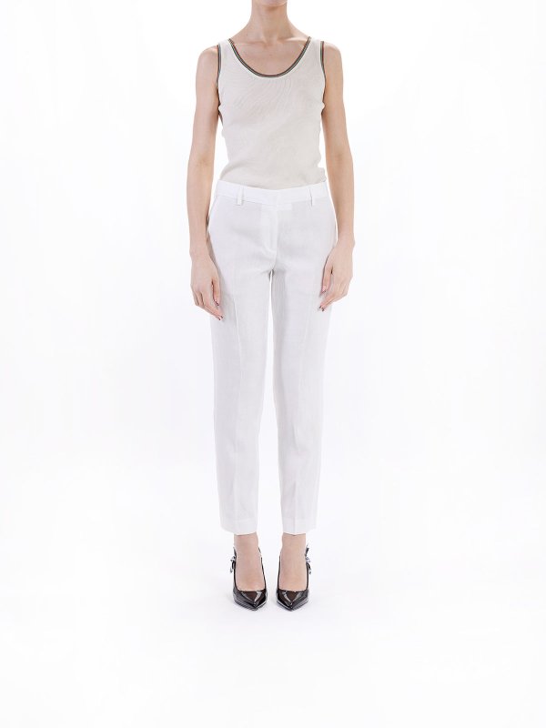 PAUL SMITH: Casual Hosen online - Casual Hose - Weiß