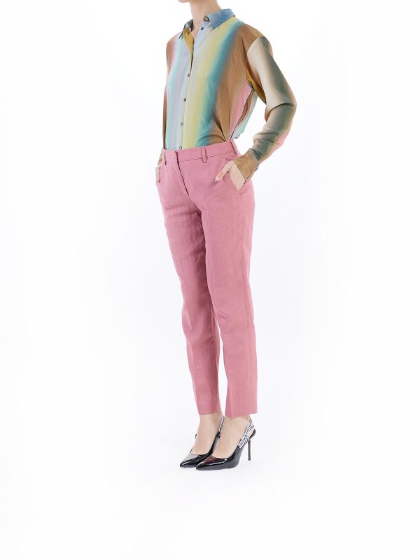 The Best Shops PAUL SMITH: Pantalones casual - Pantalón Casual - Rosado