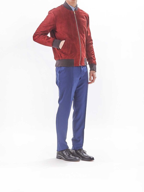 The Best Shops PAUL SMITH: bombers - Bomber Scamosciato