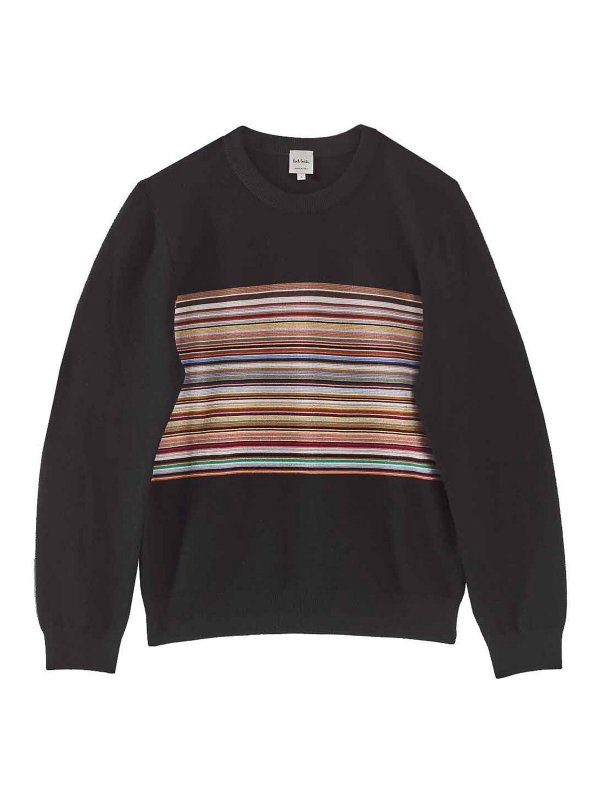 PAUL SMITH: boat necks - Classic row strip shirt PS