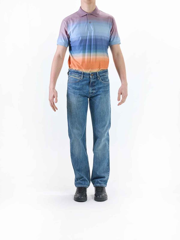 PAUL SMITH: bootcut jeans online - Jeans Lavati Selvedge 101  + Lee