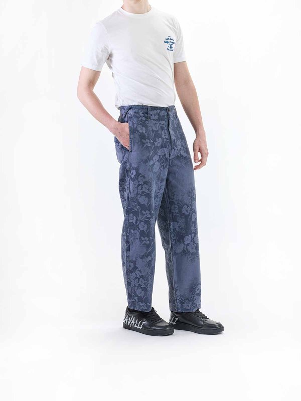 The Best Shops PAUL SMITH: casual trousers - Pantaloni Jacquard  +