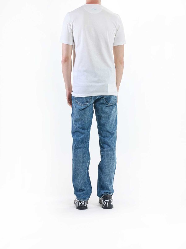 Tシャツ - 白 shop online: PAUL SMITH
