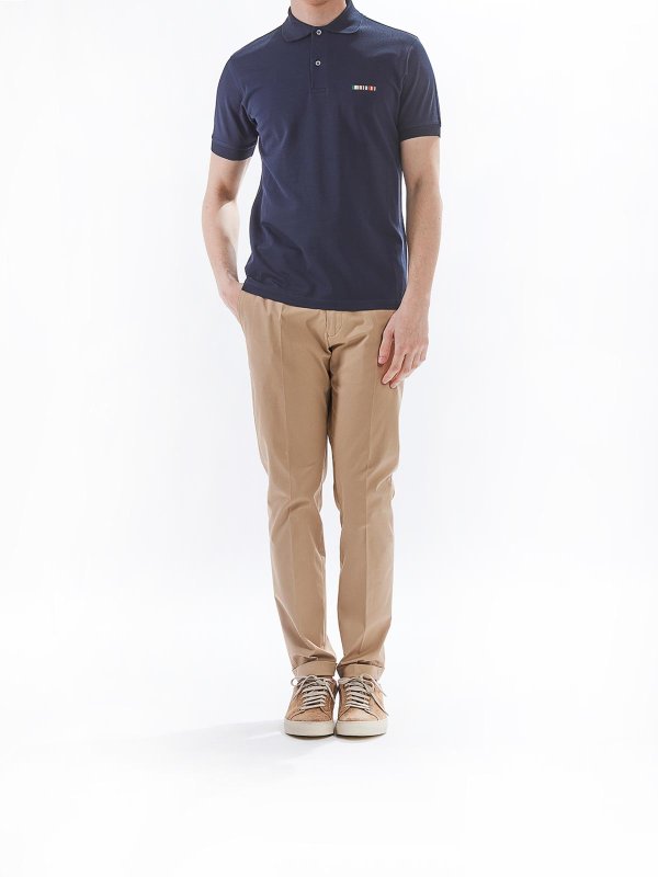 PAUL SMITH: polo shirts online - Classic Multiga embroidery pole PS