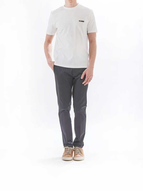PAUL SMITH: t-shirts online - T-Shirt Logo Multiriga Ps