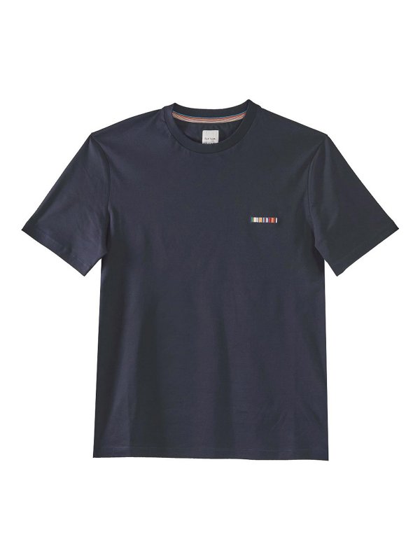 PAUL SMITH: t-shirt - T-shirt logo multiriga ps