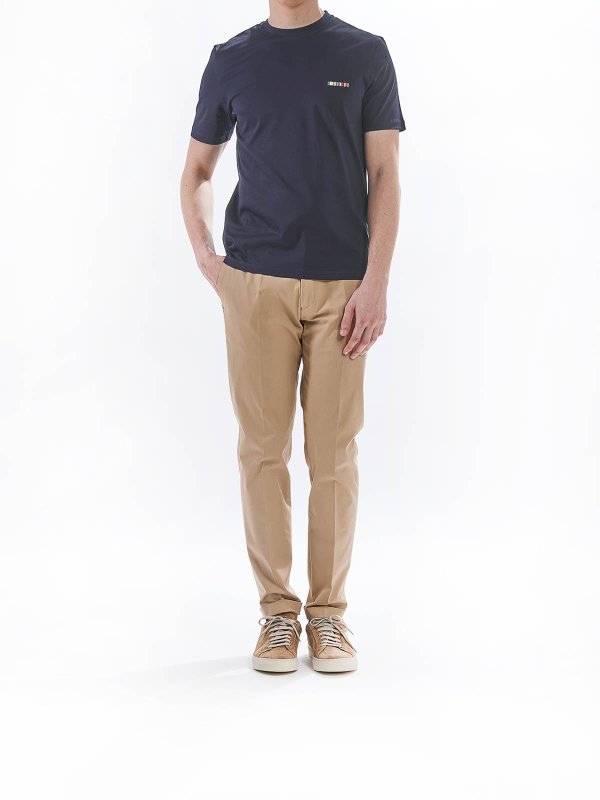 PAUL SMITH: t-shirt online - T-shirt logo multiriga ps