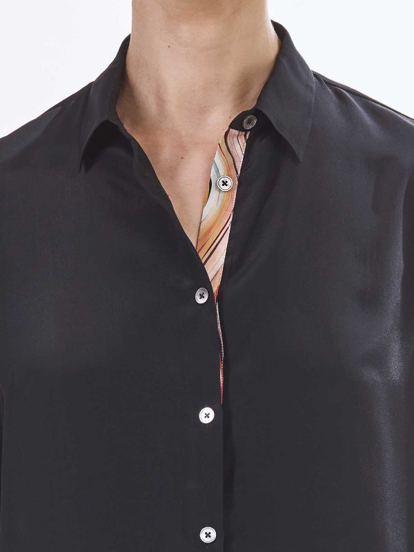 PS BY PAUL SMITH buy online Camicia Misto Seta Con Abbottonatura Swirl