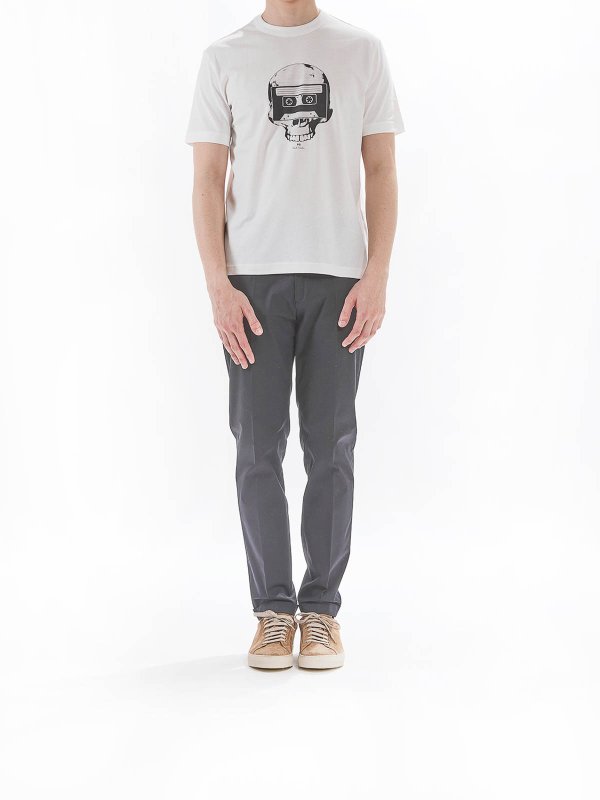 PS BY PAUL SMITH: t-shirt online - T-Shirt Musicassetta Teschio
