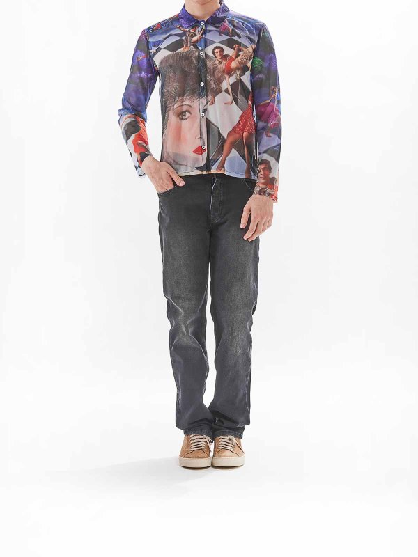 SUNNEI: shirts online - Sheer Organza Shirt