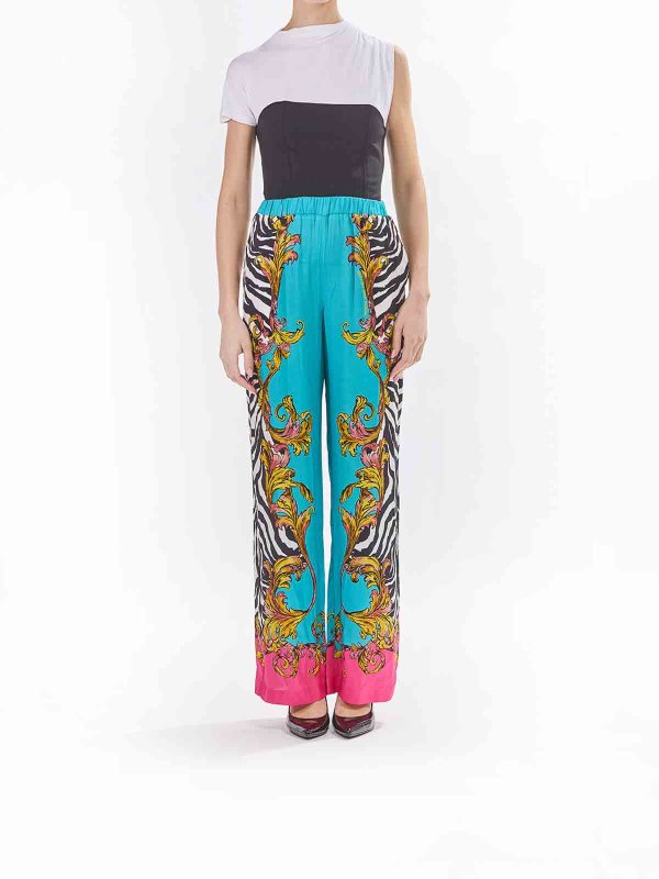 VERSACE JEANS: casual trousers online - Baroque zebra trousers