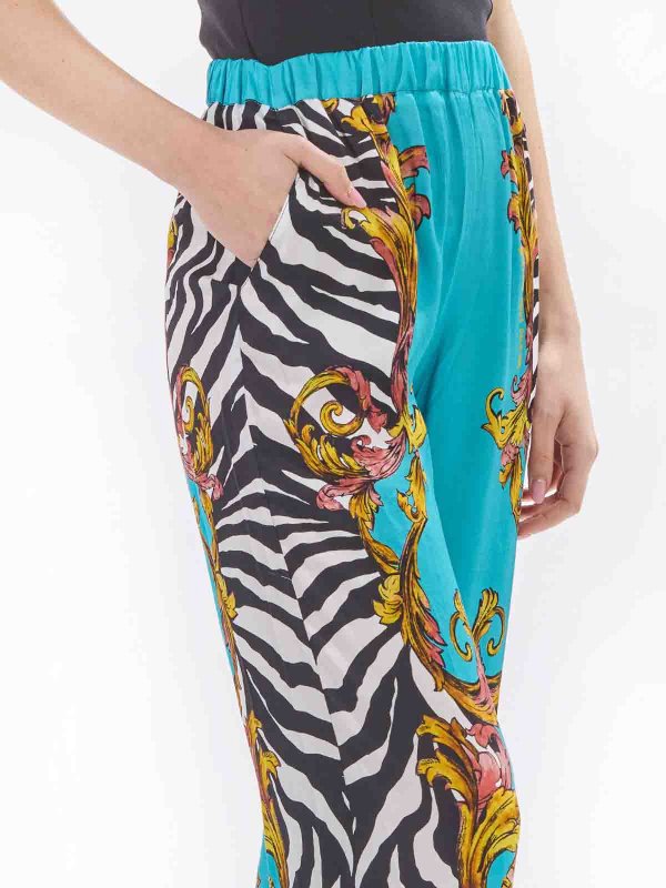 VERSACE JEANS buy online Baroque zebra trousers