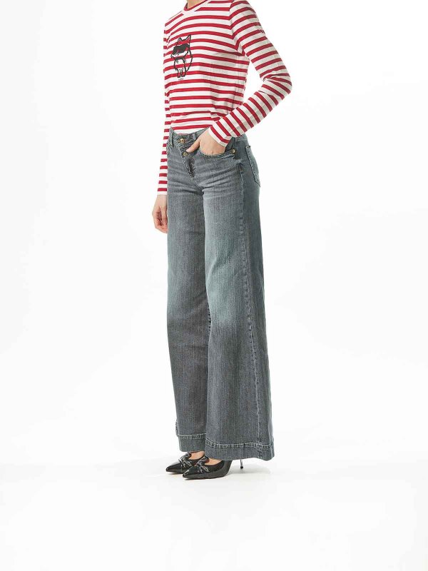 The Best Shops VERSACE JEANS: Jeans à jambe droite - Jean Droit - Multicolore